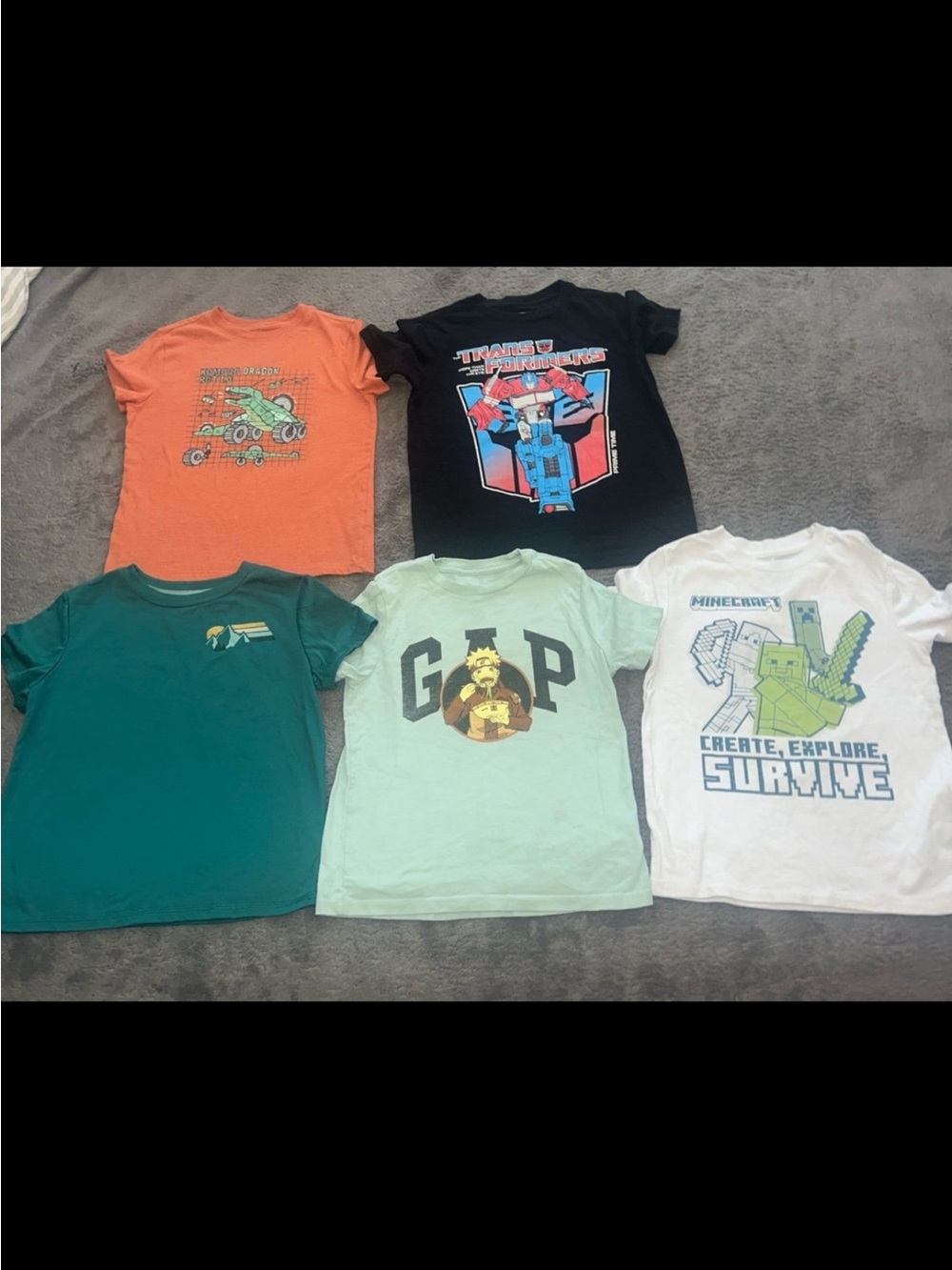 Boy’s tshirt bundle 6-7